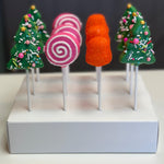 Sugarplum Themed Christmas Cake Pops-Cake Ballerina-Cake Pops