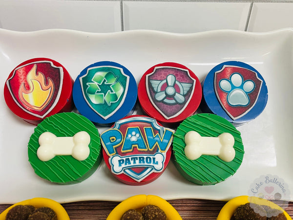 Paw Patrol Dipped Oreos-Cake Ballerina-Cake Pops