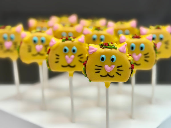 Taco Cat Cake Pops