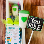 May your Coffee Be Strong Teacher Gift Box-Cake Ballerina-Cake Pops