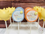 Here Comes the Sun Baby Shower-Cake Ballerina-Cake Pops