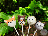 Woodland Animals Cake Pops-Cake Ballerina-Cake Pops