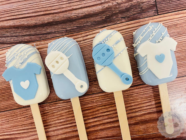 Baby Shower Cakesicles-Cake Ballerina-Cake Pops