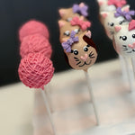 Cat and Yarn Cake Pops
