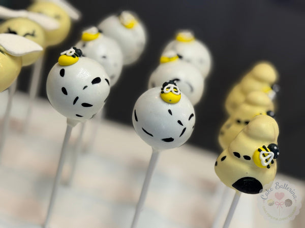Bee Themed Cake Pops-Cake Ballerina-Cake Pops