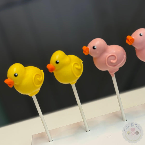 Duck Cake Pops-Cake Ballerina-Cake Pops