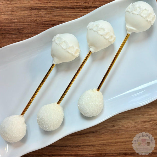 Custom Baby Rattle Cake Pops-Cake Ballerina-Cake Pops