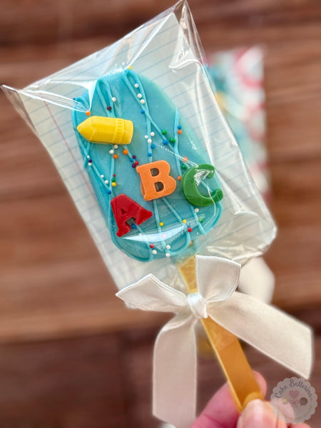 Individual Teacher Cakesicle-Cake Ballerina-Cake Pops