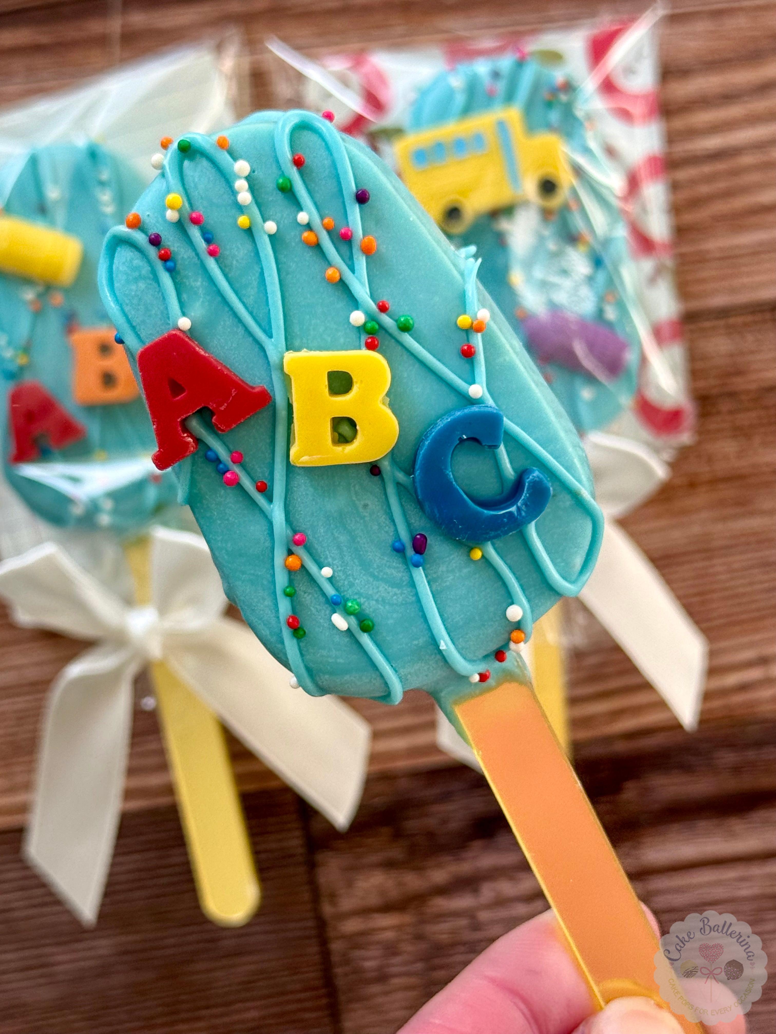 Individual Teacher Cakesicle-Cake Ballerina-Cake Pops