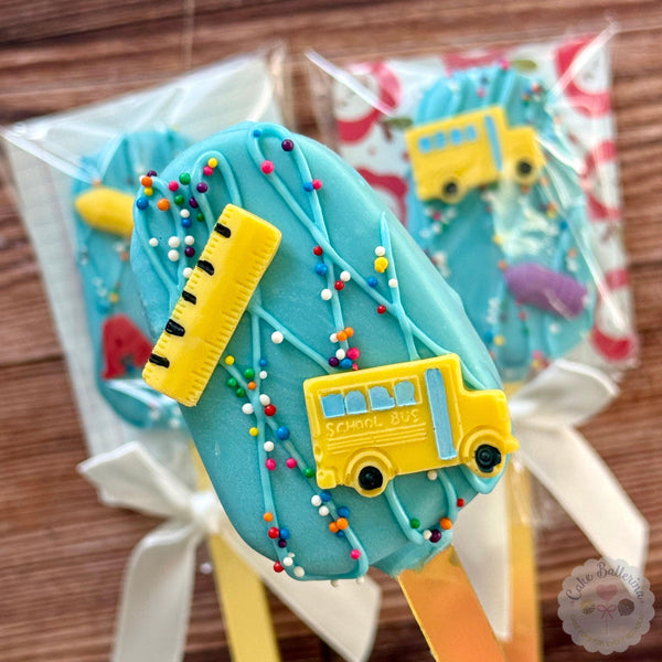 Individual Teacher Cakesicle-Cake Ballerina-Cake Pops