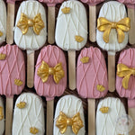 Bow & Crown Cakesicles | Princess Party Treats-Cake Ballerina-Cake Pops