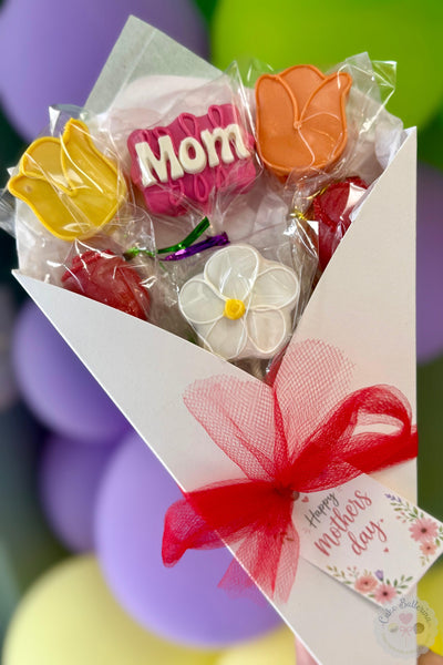 Mother's Day Bouquet-Cake Ballerina-Cake Pops