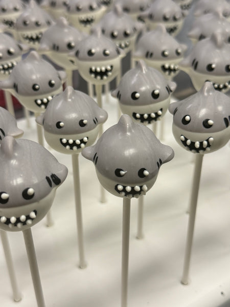 Friendly Shark Cake Pops