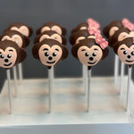 Monkey Cake Pops-Cake Ballerina-Cake Pops