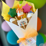 Happy Birthday Bouquet-Cake Ballerina-Cake Pops
