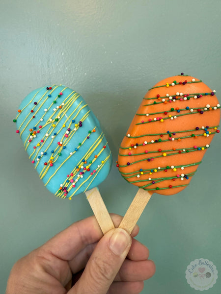 April Fools Broccoli Bar-Cake Ballerina-Cake Pops