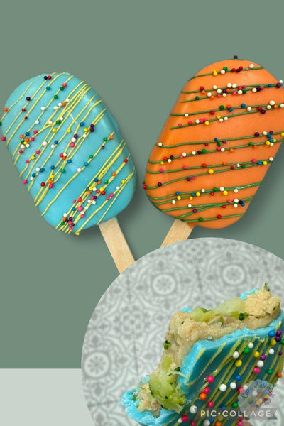 April Fools Broccoli Bar-Cake Ballerina-Cake Pops