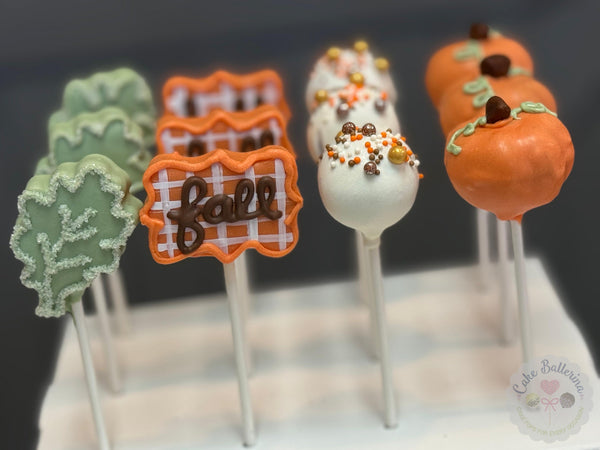 Fall Cake Pops-Cake Ballerina-Cake Pops
