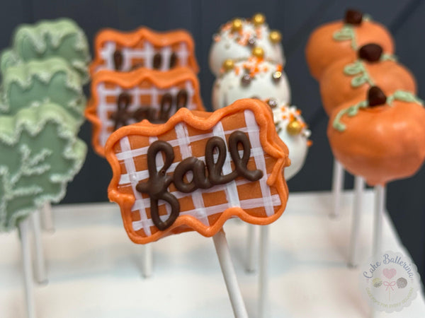 Fall Cake Pops-Cake Ballerina-Cake Pops