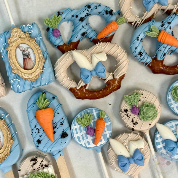 Vintage Peter Rabbit Party Treats starting at-Cake Ballerina-Cake Pops