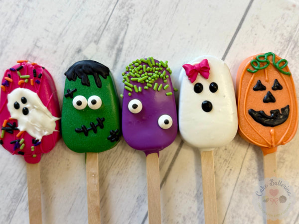 Halloween Cakesicles-Cake Ballerina-Cake Pops