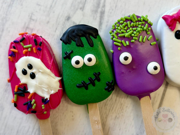 Halloween Cakesicles-Cake Ballerina-Cake Pops