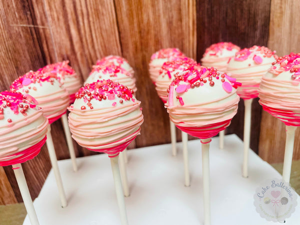 Ombre Cake Pops-Cake Ballerina-Cake Pops