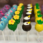 Luau, Summer Cake Pops-Cake Ballerina-Cake Pops