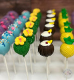 Luau, Summer Cake Pops-Cake Ballerina-Cake Pops