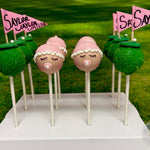 Golf Themed Baby Shower Cake Pops-Cake Ballerina-Cake Pops