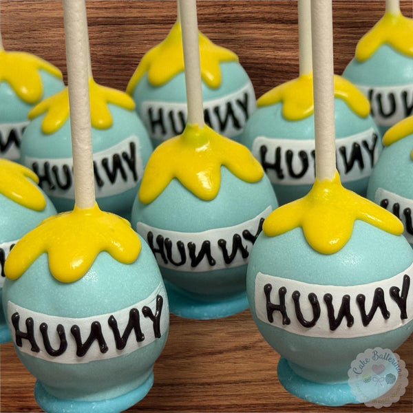 Winnie the Pooh Inspired Hunny Pots-Cake Ballerina-Cake Pops