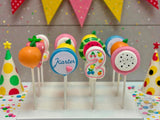 Two-tti Frutti Cake Pops-Cake Ballerina-Cake Pops