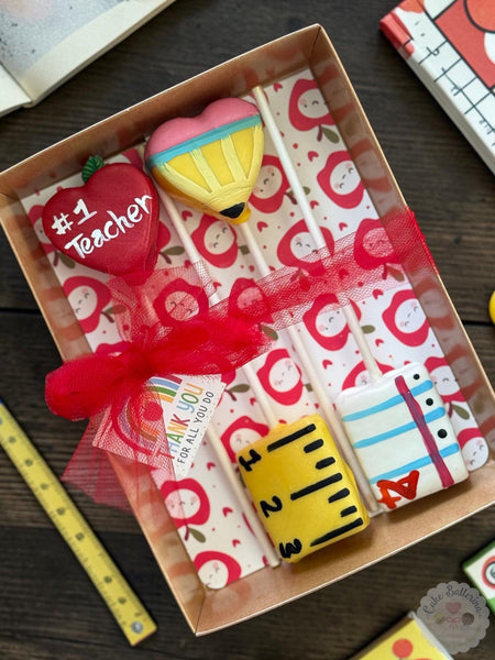 School Box of 4-Cake Ballerina-Cake Pops