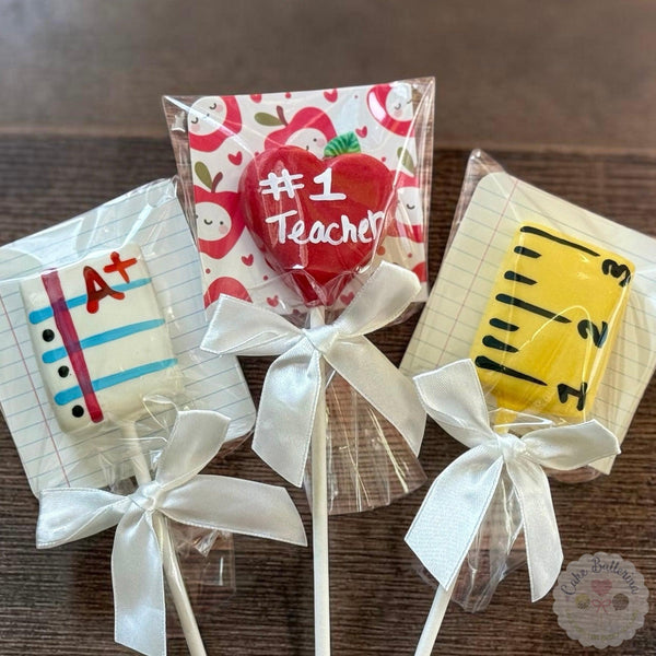 Individual Teacher Cake Pops-Cake Ballerina-Cake Pops
