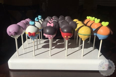 Mickey Character Cake Pop-Cake Ballerina-Cake Pops
