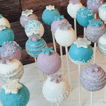 Frozen Snowflake Cake Pops-Cake Ballerina-Cake Pops