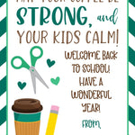 May your Coffee Be Strong Teacher Gift Box-Cake Ballerina-Cake Pops