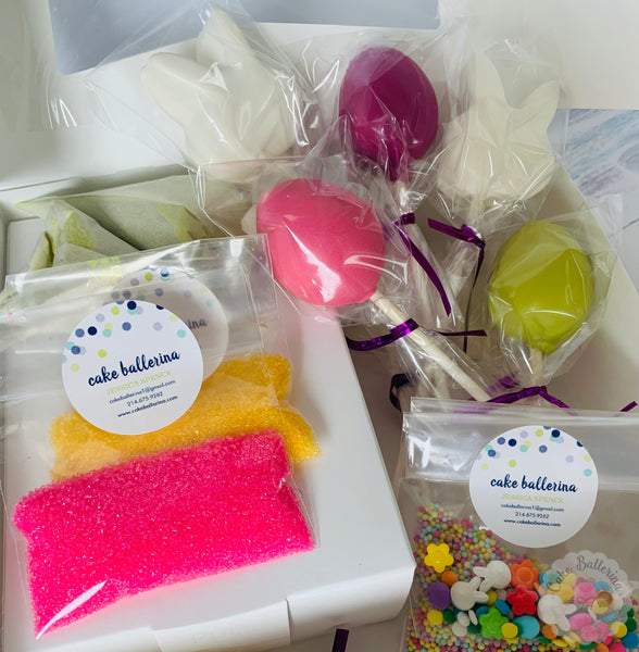 Easter DIY kit - 1 Dozen-Cake Ballerina-Cake Pops
