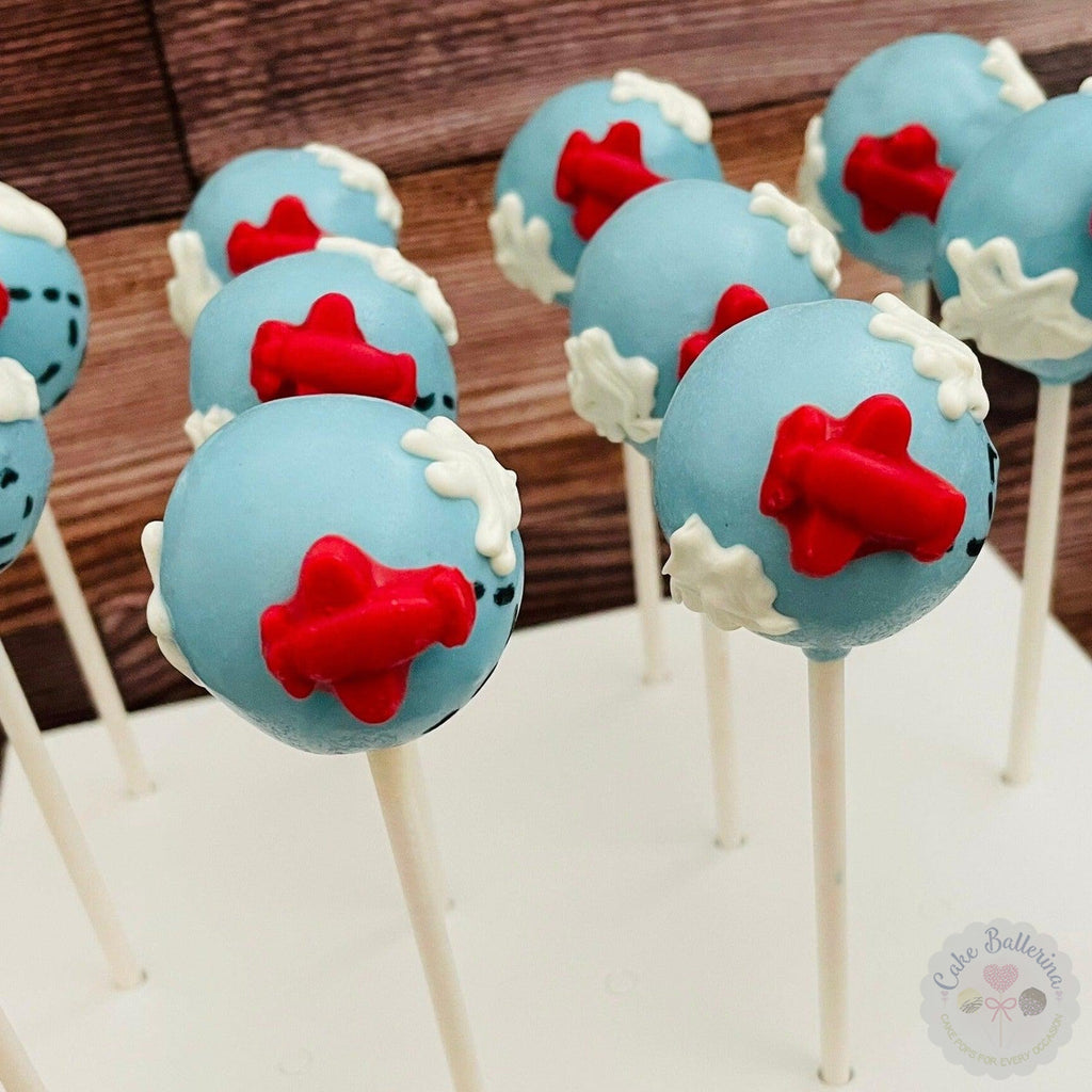 Airplane Cake Pops exclusive at Cake Ballerina Airplane Cake Pops exclusive at Cake Ballerina