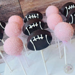 Footballs and Tutus Cake Pops-Cake Ballerina-Cake Pops