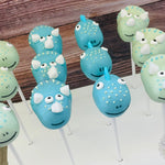 Dinosaur and Triceratops Cake Pop-Cake Ballerina-Cake Pops