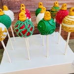 Christmas Ornament Cake Pops-Cake Ballerina-Cake Pops