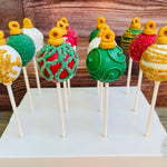 Christmas Ornament Cake Pops-Cake Ballerina-Cake Pops