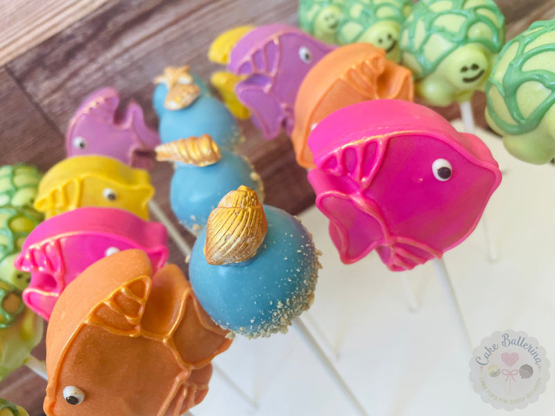 Pout-Pout good Fish Cake Pops