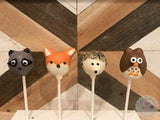 Woodland Animals Cake Pops-Cake Ballerina-Cake Pops