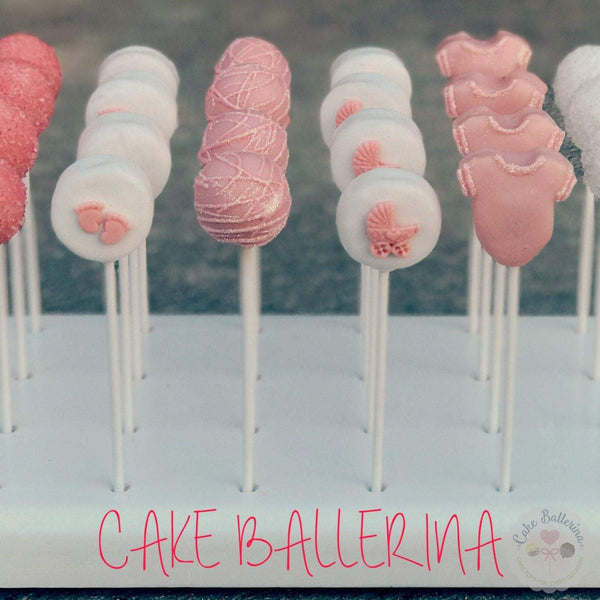 Baby Girl Shower Cake Pops-Cake Ballerina-Cake Pops