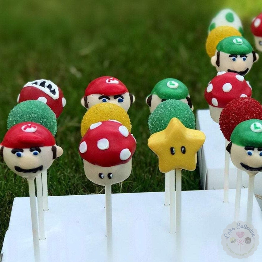 Mario Brothers Cake Pops exclusive at Cake Ballerina