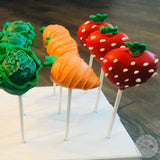 Gardening, Vegetable and Fruit Cake Pops-Cake Ballerina-Cake Pops