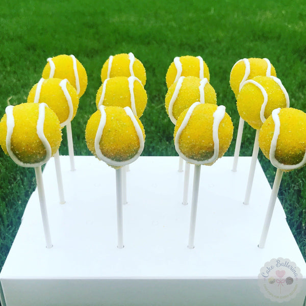 Tennis Ball Cake Pops-Cake Ballerina-Cake Pops