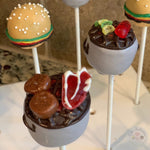 Father's Day - Grilling Cake Pops-Cake Ballerina-Cake Pops